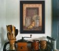 "Country Collection" By Pam Britton, Printed Wall Art, Ready To Hang Framed Poster, Black Frame