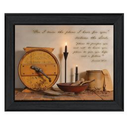 "The Plans I have for You" By Billy Jacobs, Printed Wall Art, Ready To Hang Framed Poster, Black Frame