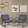 Modern design high quality PU(GREY)+ steel armchair; for Kitchen; Dining; Bedroom; Living Room