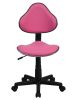 Pink Fabric Ergonomic Task Chair [BT-699-PINK-GG]
