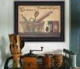 "Seasoned with Love" By Pam Britton; Printed Wall Art; Ready To Hang Framed Poster; Black Frame