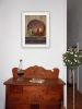 "The Red Basket" by Susie Boyer, Ready to Hang Framed Print, White Frame