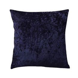 Ice Velvet Pillow Cushion Bedroom (Option: Royal blue-Pillow case-50x50cm)