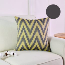 Nordic Style Back Cushion Office Fabric Bedside Cushion (Option: Marigold-pillowcase and pillow core)