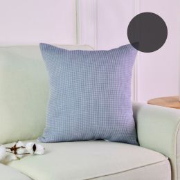 Nordic Style Back Cushion Office Fabric Bedside Cushion (Option: Clear sky-pillowcase and pillow core)