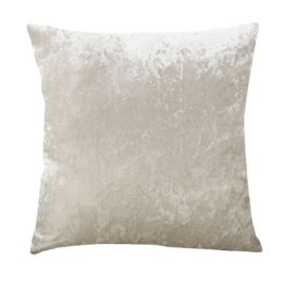 Ice Velvet Pillow Cushion Bedroom (Option: Offwhite-Pillow case-50x50cm)