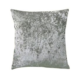 Ice Velvet Pillow Cushion Bedroom (Option: Light Grey-Pillow case-50x50cm)