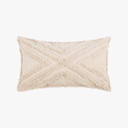 Tassel Tufted Pillow Decoration Cushion Cover (Option: 30x50cm-Single Pillowcase)