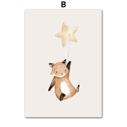 Art Painting Nordic Posters And Printed Animals (Option: B-60X80cm)