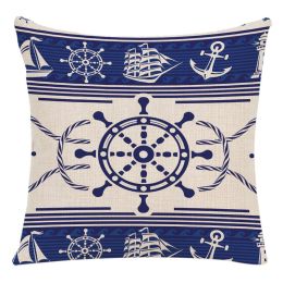 Navigation Series Home Linen Pillowcase (Option: Style18)