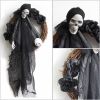 Halloween white ghost door hanging ghost festival horror party garland hanging decoration haunted house decoration props
