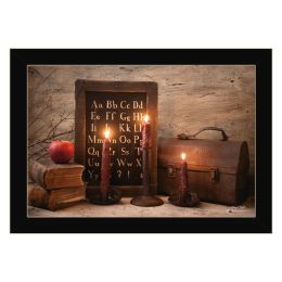 "School Nights" By Irvin Hoover; Ready to Hang Framed Print; Black Frame (Color: as Pic)