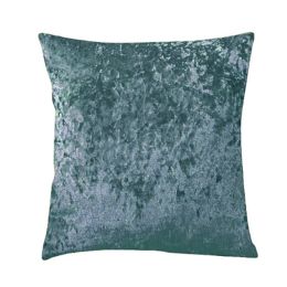 Ice Velvet Pillow Cushion Bedroom (Option: Lake Blue-Pillow case-50x50cm)