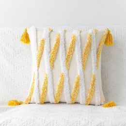 New Bohemian Geometric Tufted Pillowcase (Option: CR97 style-45x45cm)