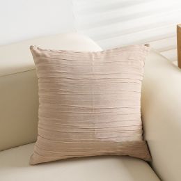 French Vintage Style Sofa Cushion Ornament Pillow (Option: Tan Fenghua 45x45cm-Pillow case and pillow core)