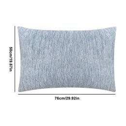 Cooling Pillow Cases Comfortable Breathable (Option: Blue-2pcs)